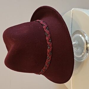 Women's Fedora Asymmetrical Wool Felt Hat